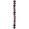 12 Pack: Purple & Natural Marbleized Agate Stone Round Beads, 12mm by Bead Landing™